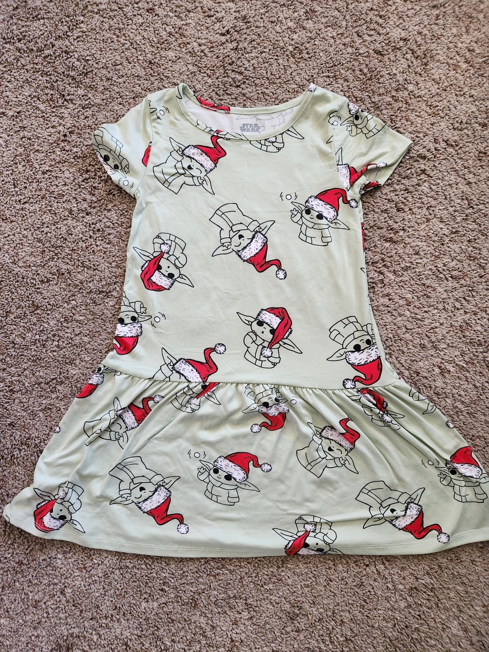 Star Wars 2-Pack Holiday Kids Pajama Dressses Size M(7/8)